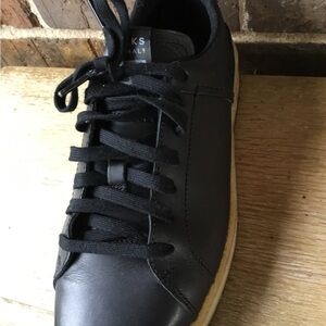 Clarks Originals Tormatch Shoes Sneakers new black leather crepe sole Mens